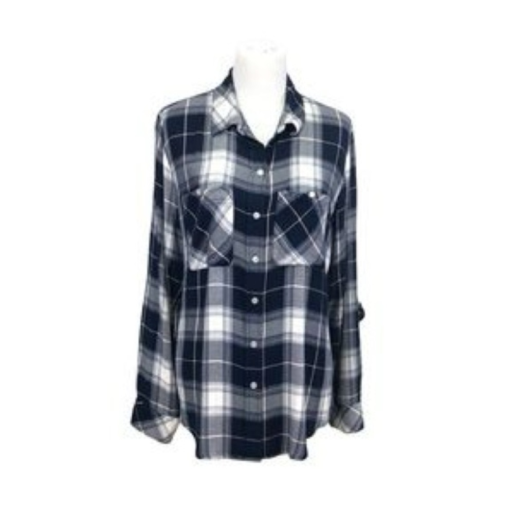 Sanctuary | Plaid Tomboy Button Down Shirt
